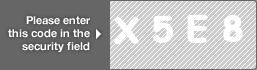 captcha code for visual authentication  letter X number 5 letter E number 8