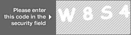 captcha code for visual authentication  letter W number 8 letter S number 4