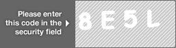 captcha code for visual authentication  number 8 letter E number 5 letter L