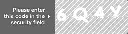 captcha code for visual authentication  number 6 letter Q number 4 letter Y