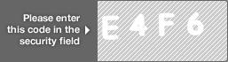 captcha code for visual authentication  letter E number 4 letter F number 6
