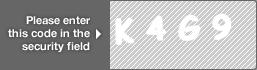 captcha code for visual authentication  letter K number 4 letter G number 9