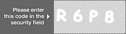 captcha code for visual authentication  letter R number 6 letter P number 8