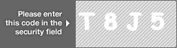 captcha code for visual authentication  letter T number 8 letter J number 5