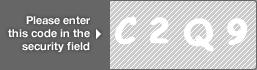 captcha code for visual authentication  letter C number 2 letter Q number 9