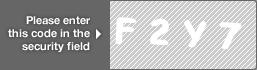 captcha code for visual authentication  letter F number 2 letter Y number 7