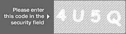 captcha code for visual authentication  number 4 letter U number 5 letter Q