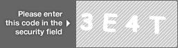 captcha code for visual authentication  number 3 letter E number 4 letter T