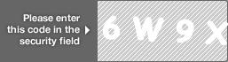 captcha code for visual authentication  number 6 letter W number 9 letter X