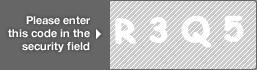 captcha code for visual authentication  letter R number 3 letter Q number 5