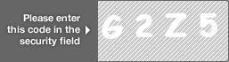 captcha code for visual authentication  letter G number 2 letter Z number 5