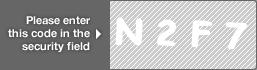 captcha code for visual authentication  letter N number 2 letter F number 7