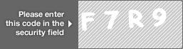 captcha code for visual authentication  letter F number 7 letter R number 9