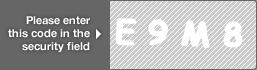 captcha code for visual authentication  letter E number 9 letter M number 8