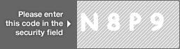 captcha code for visual authentication  letter N number 8 letter P number 9