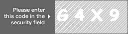 captcha code for visual authentication  letter G number 4 letter X number 9
